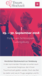 Mobile Screenshot of hochzeitsmesse-ludwigsburg.com